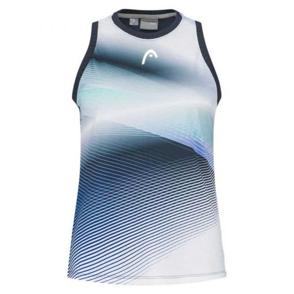 Head Racket Performance Sleeveless T-shirt Azul S Mulher