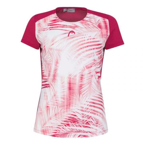 Head Racket Tie-break Short Sleeve T-shirt Rosa S Mulher