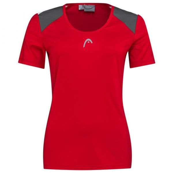 Head Racket Club 22 Short Sleeve T-shirt Vermelho S Mulher