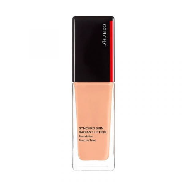 Shiseido Synchro Skin Radiant Lifting Foundation Advanced Base Iluminadora com Efeito Lifting SPF 30 Tom 260 Cashmere 30ml