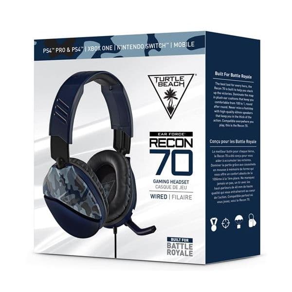 Turtle Beach Recon 70P Blue Camo Multi-Plataforma