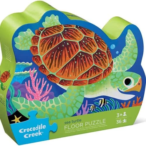 Puzzle de Chão Tartatuga - 36 Peças - Crocodile Creek