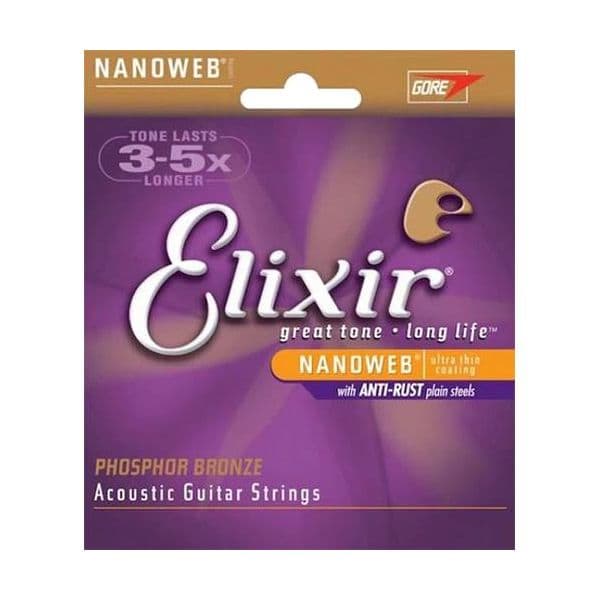 Elixir Cordas para Guitarra Acústica 11/52 16027