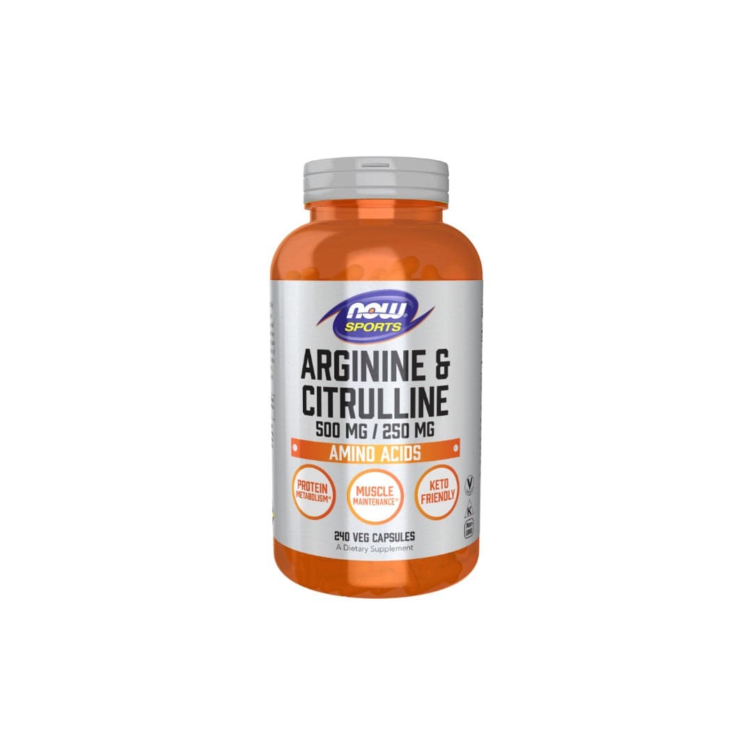 Arginine & Citrulline 500 mg / 250 mg 240 Veg Capsules