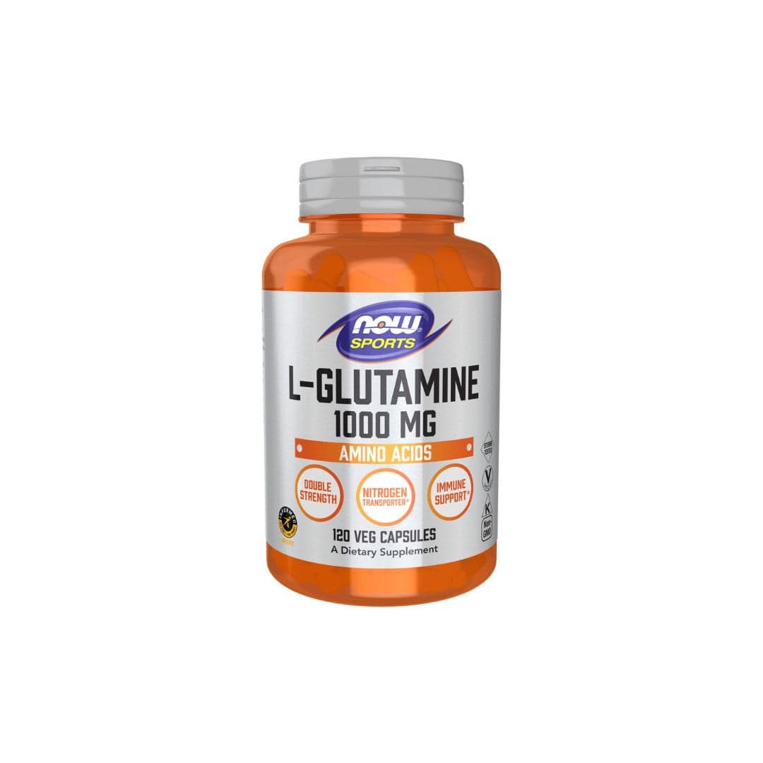 Now L-Glutamine 1000mg 120 Cápsulas