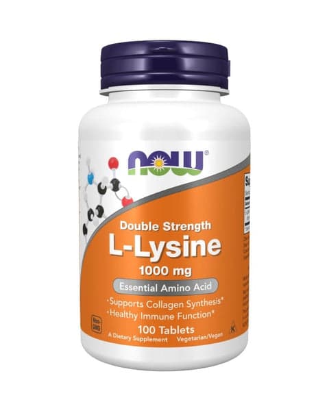 Now L-Lisina 1000mg 100 Comprimidos