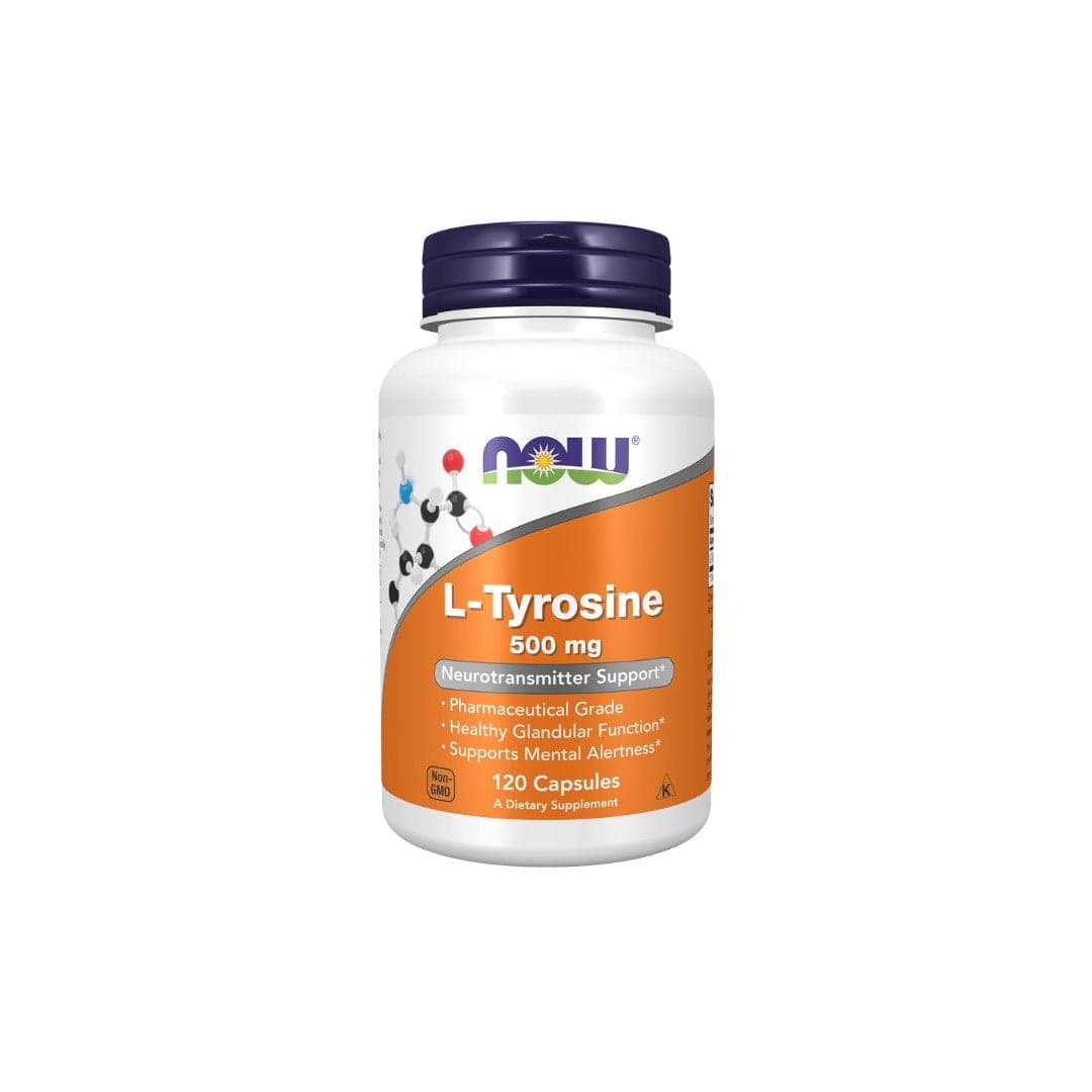 Now L-Tyrosine 500mg 120 Cápsulas