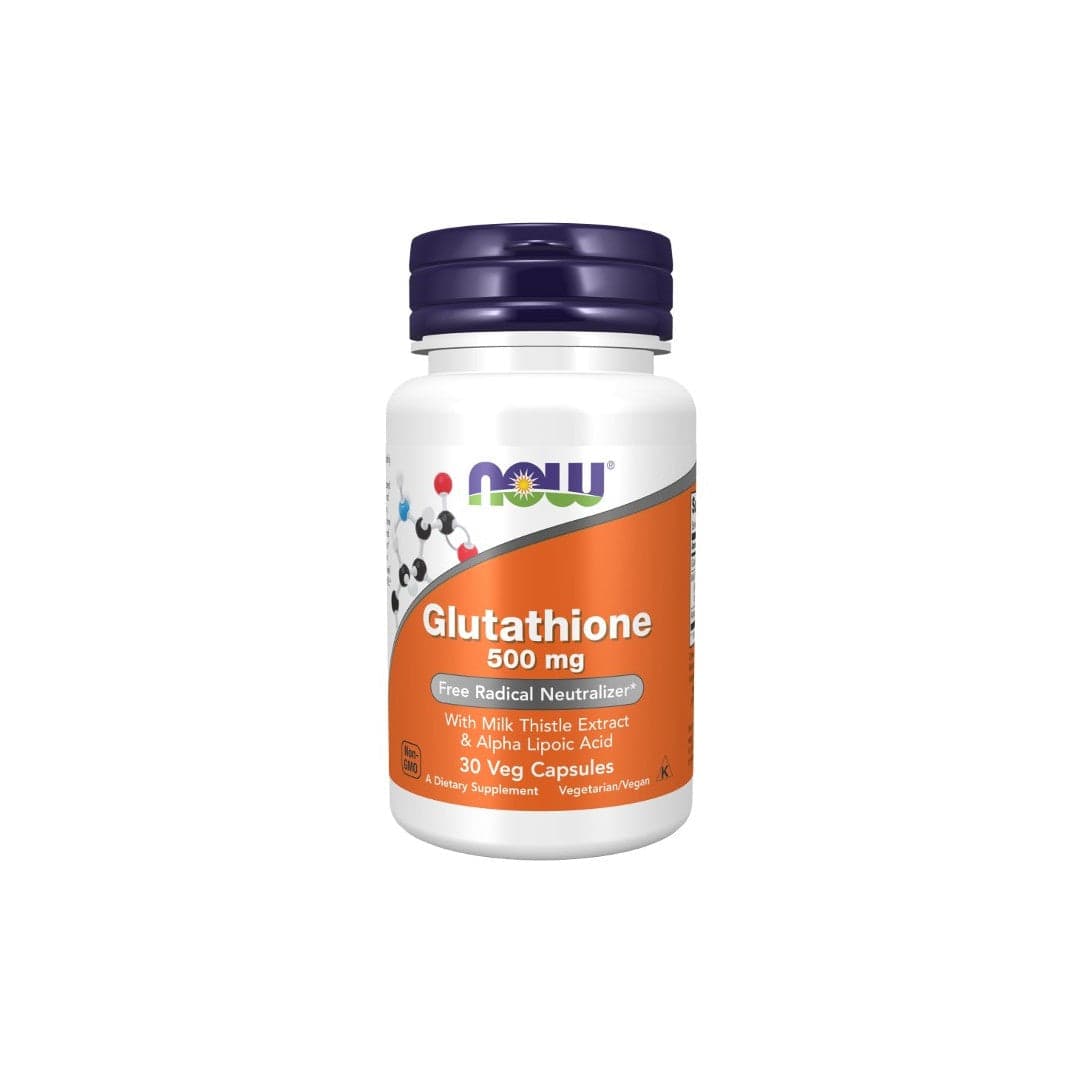 Now Foods Glutathione 500mg 30 Cápsulas Vegetais