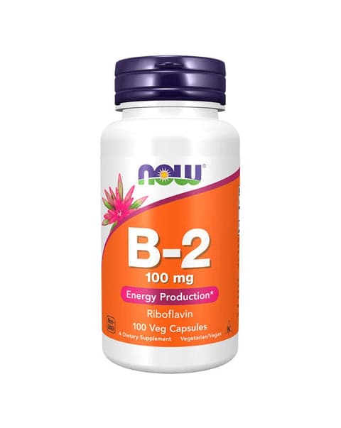 Now Vitamin B-2 100mg 100 Cápsulas
