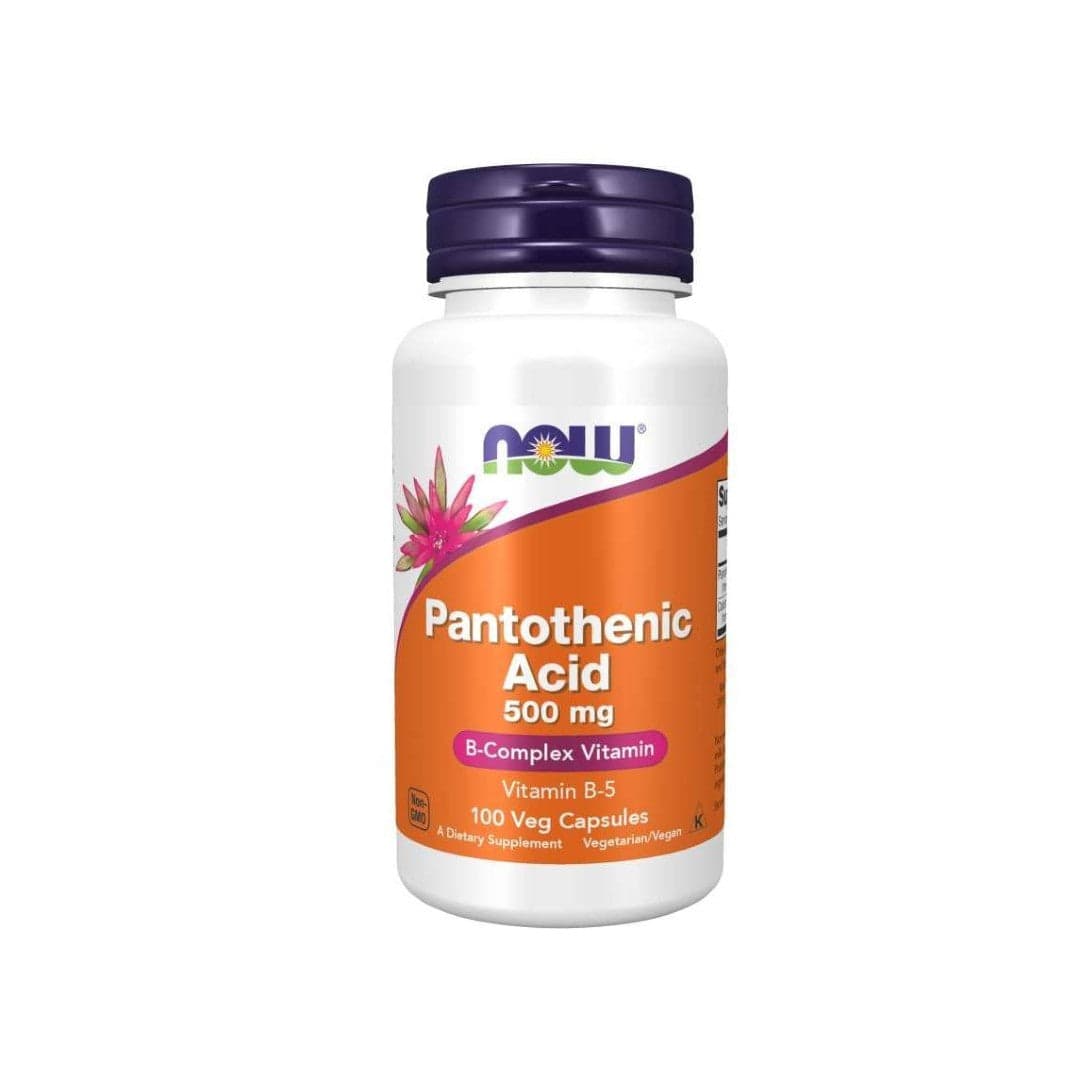 Now Pantothenic Acid 500mg 100 Cápsulas