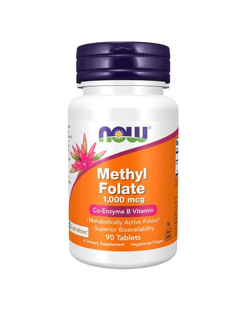 Now Methyl Folate 1000mcg 90 Comprimidos