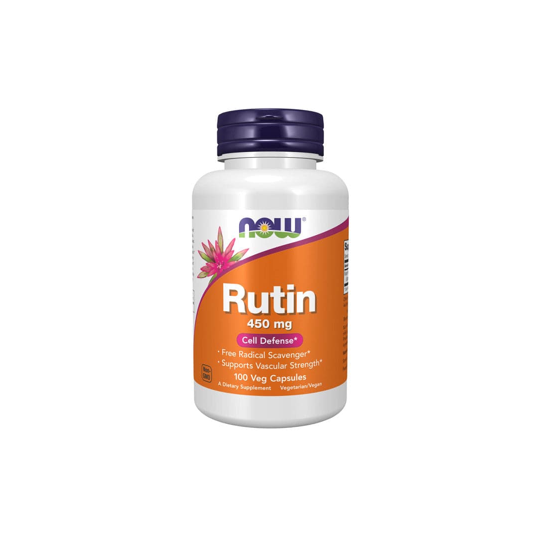 Rutin 450mg - 100 Cápsulas - Now Foods
