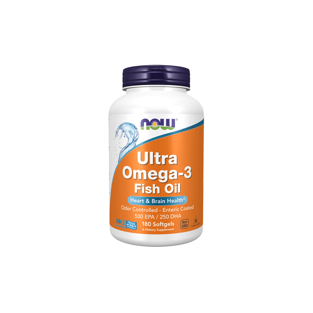 Now Foods Ultra Omega-3 Fish Óleo 180 Softgels