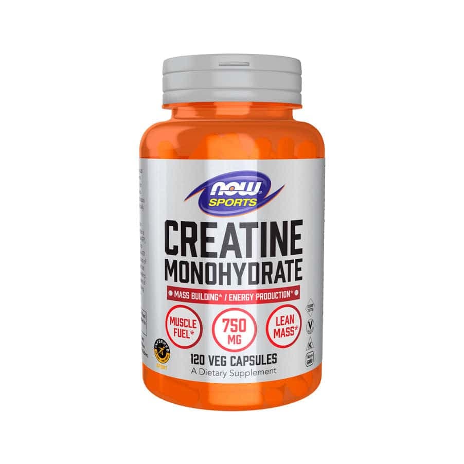 Now Creatine Monohydrate 750mg 120 Cápsulas