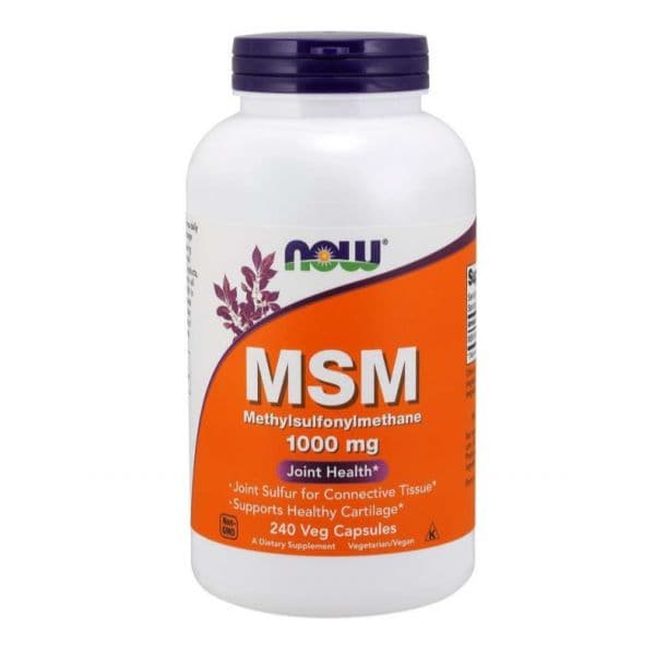 Now Foods Msm 1000mg 240 Cápsulas
