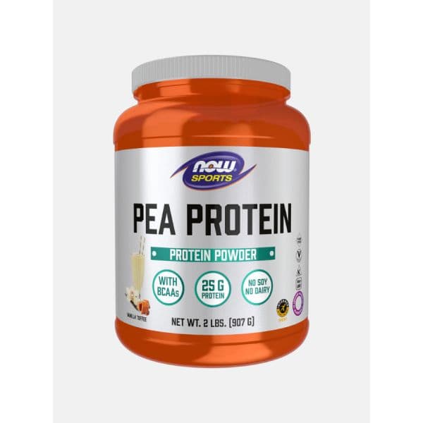 Now Pea Protein 907g Vanilla Toffee