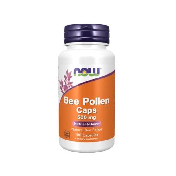 Now Foods Bee Pollen Caps 500mg 100 Cápsulas