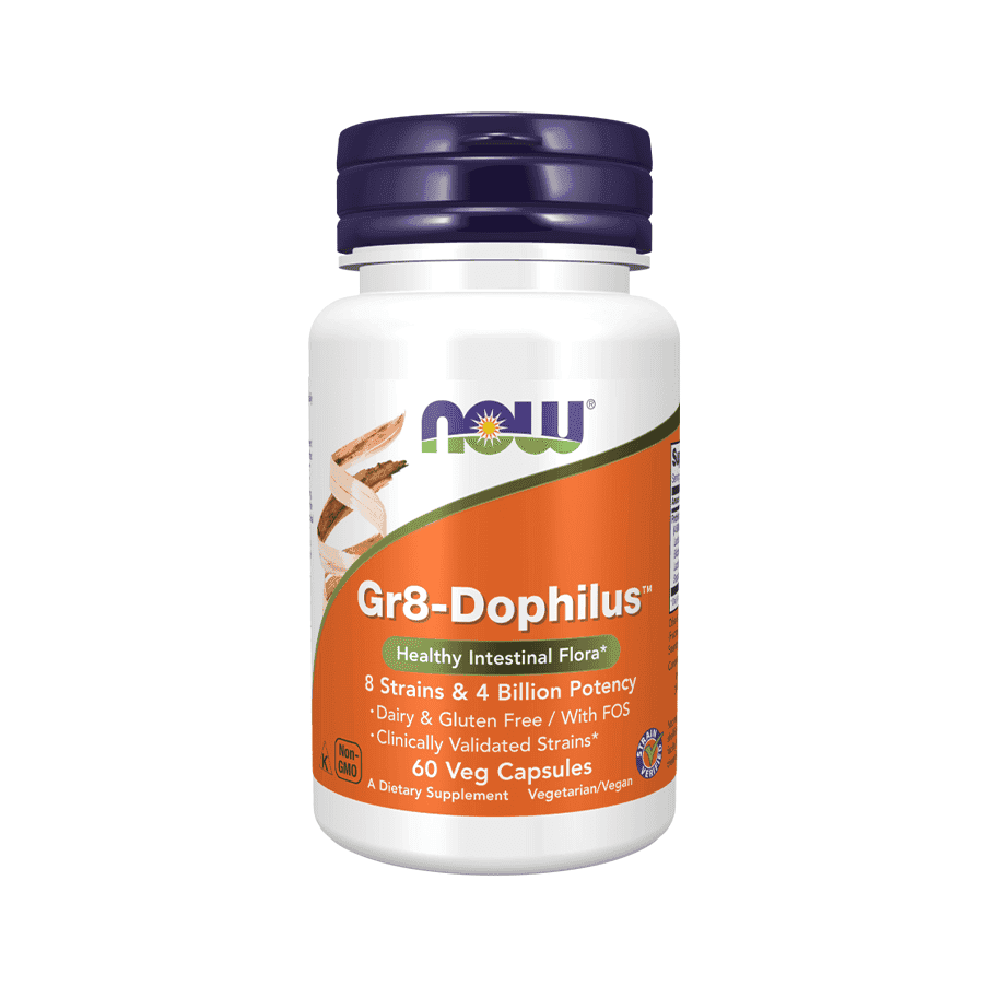 Now Gr8-Dophilus 60 Cápsulas