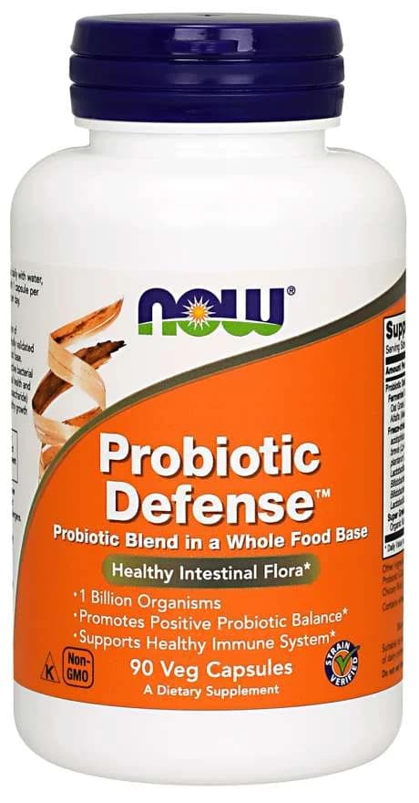 Now Probiotic Defense 90 Cápsulas Vegetais