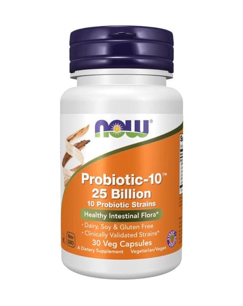 Now Probiotic-10 25 Billion 30 Cápsulas