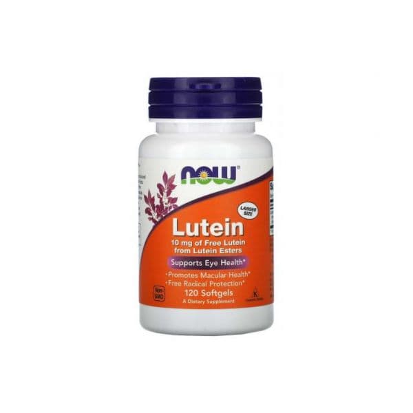 Now Lutein 10mg 120 Cápsulas