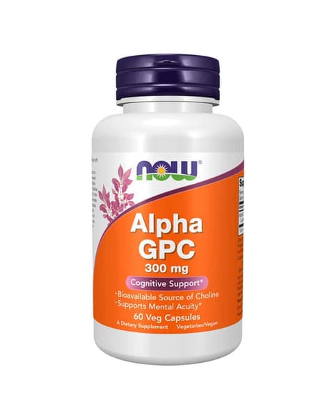 Now Alpha GPC 60 Cápsulas Vegetais