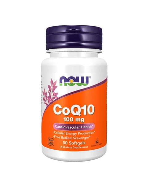Now CoQ10 100mg 50 Cápsulas