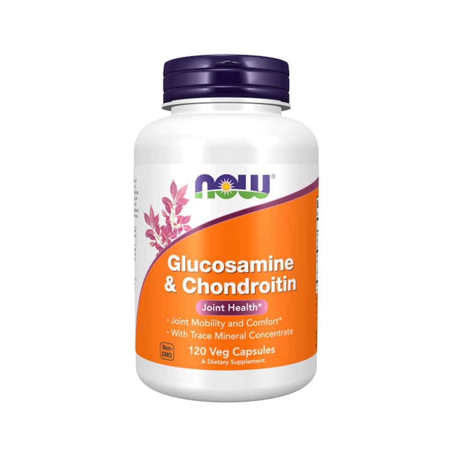 Glucosamina, Condroitina e Trace Mineral 120 Cápsulas Now Foods120 Cápsulas Vegetais