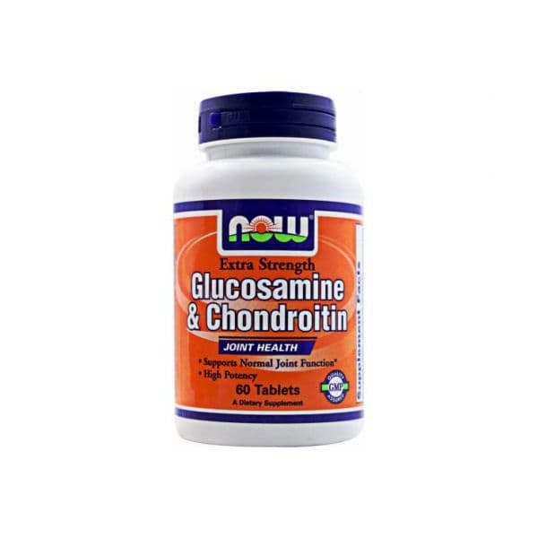 Now Glucosamine & Chondroitin Extra Strength 1500mg/1200mg 60 Cápsulas