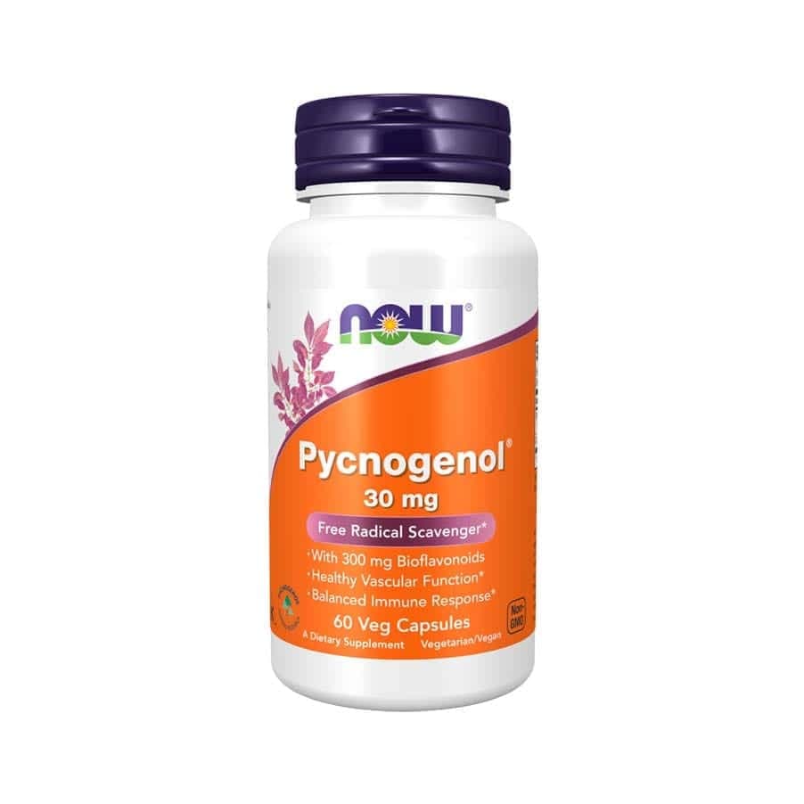 Pycnogenol 30mg 60 cápsulas Now Foods60 cápsulas