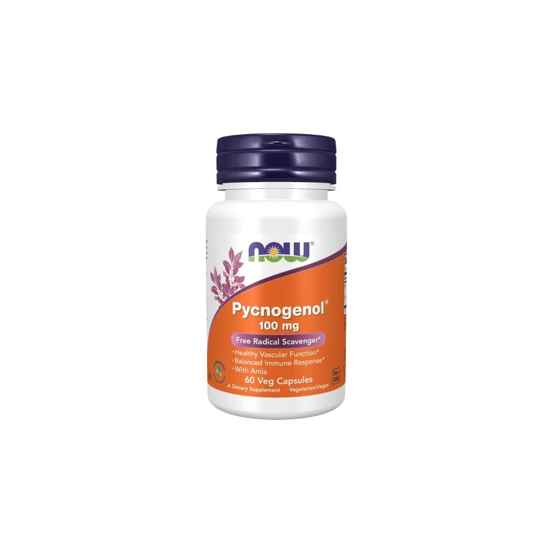 Now Pycnogenol 100mg 60 Cápsulas