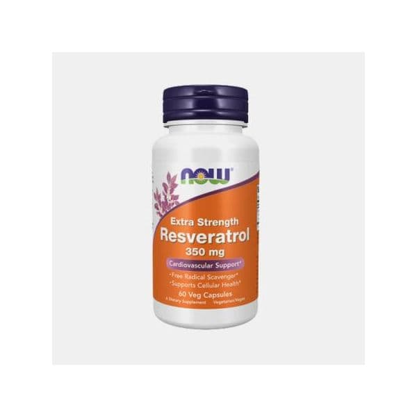 Now Resveratrol Extra Strength 350mg 60 Cápsulas