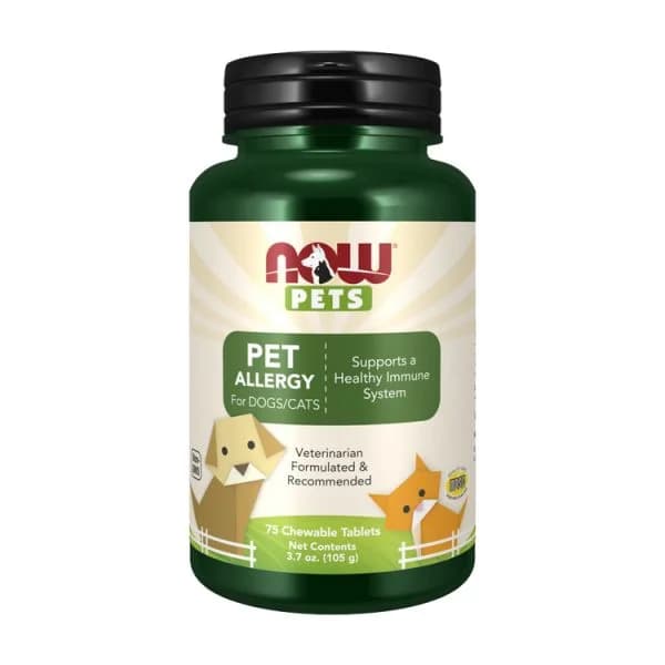Now Pets Pet Allergy 75 Comprimidos Mastigáveis
