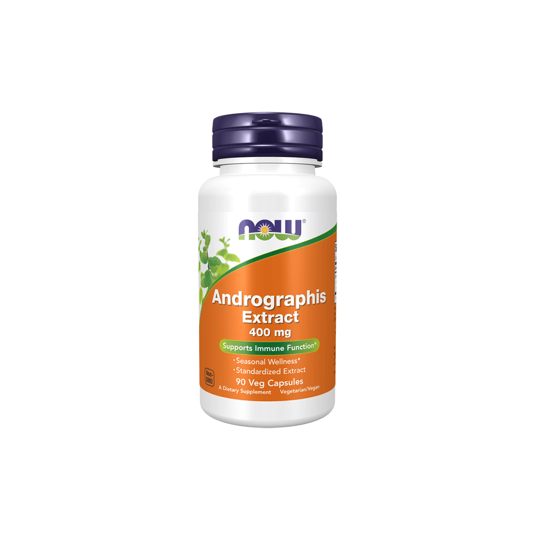 Now Extracto de Andrographis 400 mg 90 Cápsulas Vegetais
