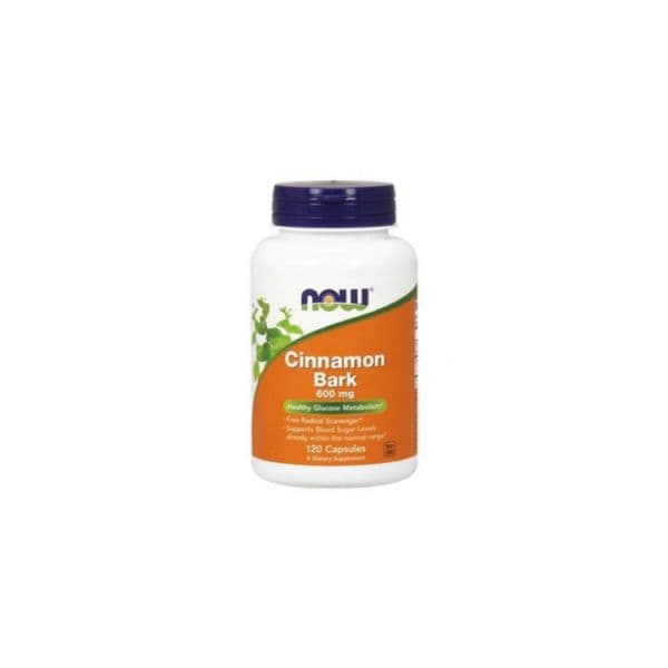 Now Cinnamon Bark 600mg 120 Cápsulas