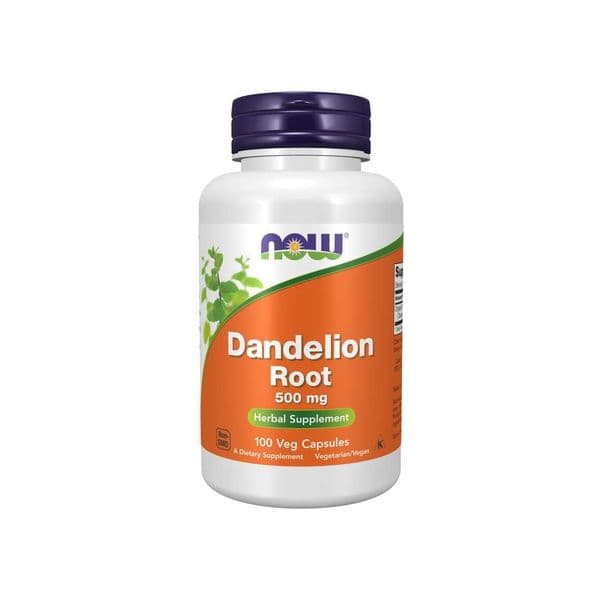 Now Raiz de Dente de Leão 500 Mg 100 Cápsulas Vegetais
