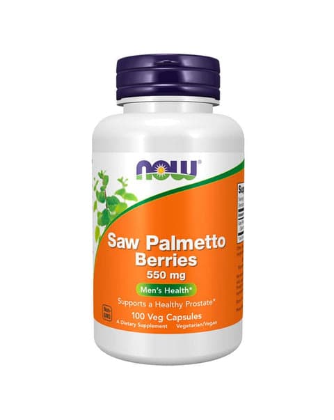 Now Saw Palmetto Berries 550mg 100 Cápsulas