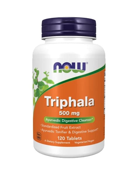 Now Triphala 500mg 120 Comprimidos