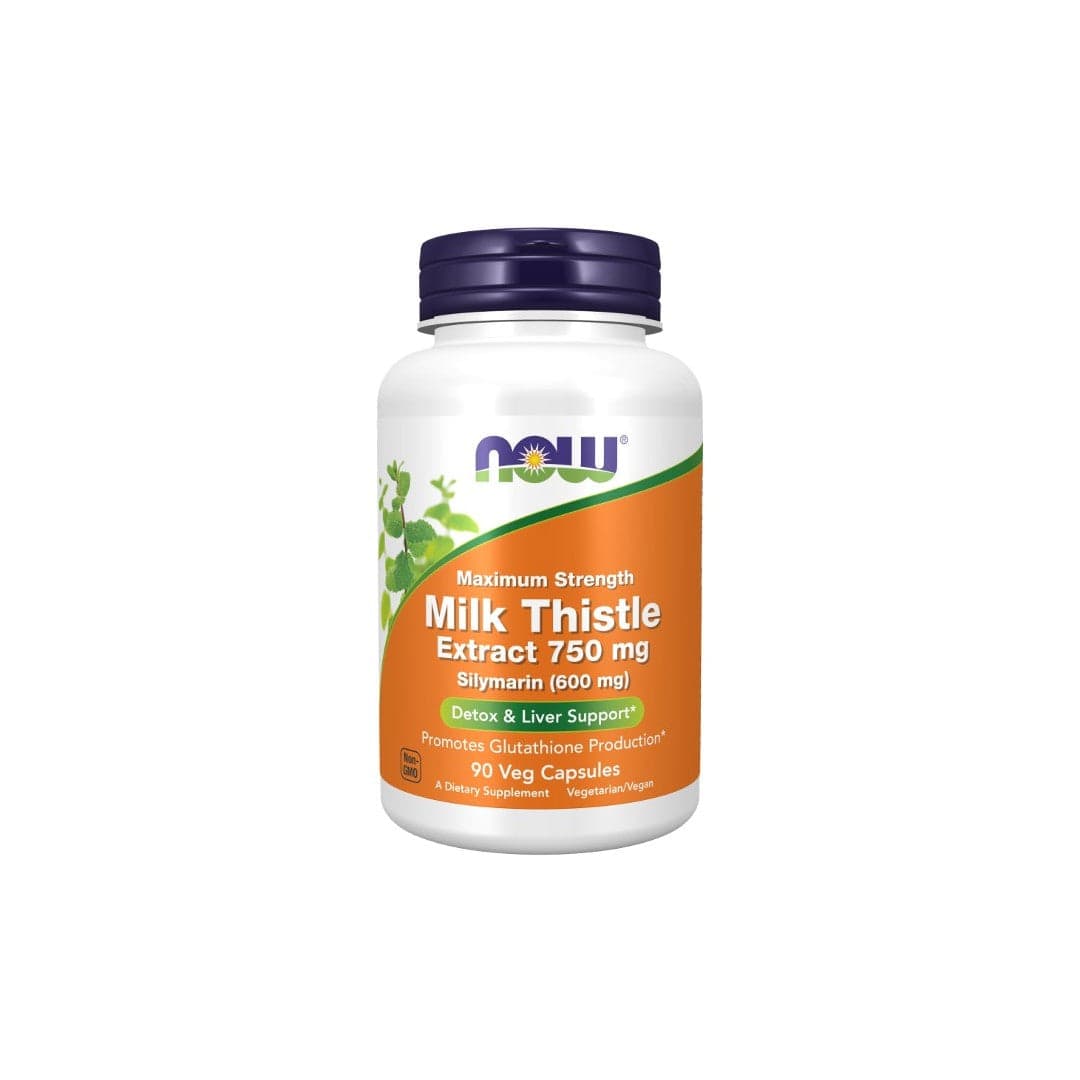 Milk Thistle Extract 750 mg Silymarin (600 mg), Maximum Strength 90 Veg Capsules