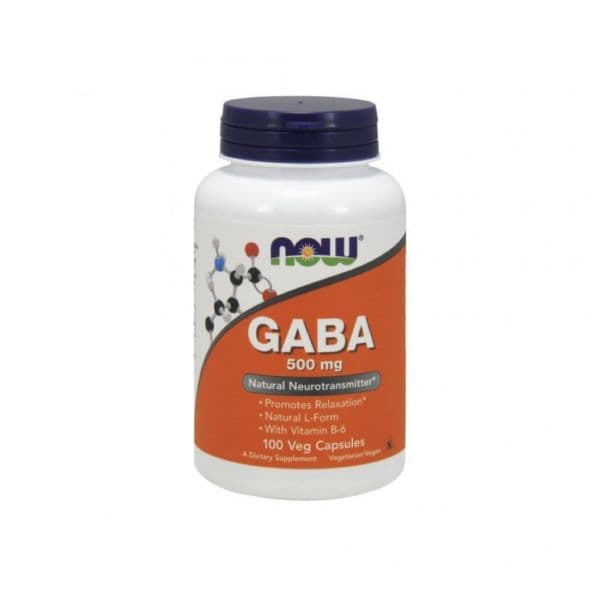 Now Gaba 500mg 100 Cápsulas