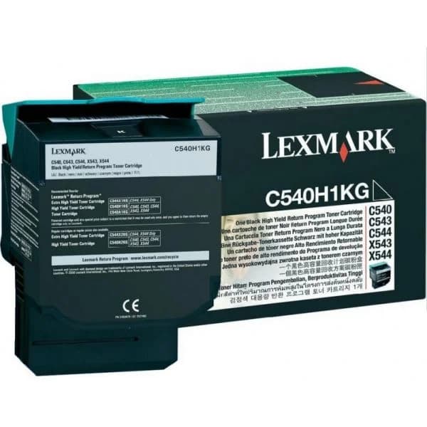 Tinteiro Lexmark C540BK Black C540H1KG