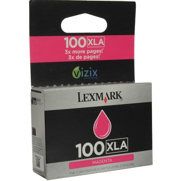 Tinteiro Lexmark Nº 100XLA Magenta 14N1094