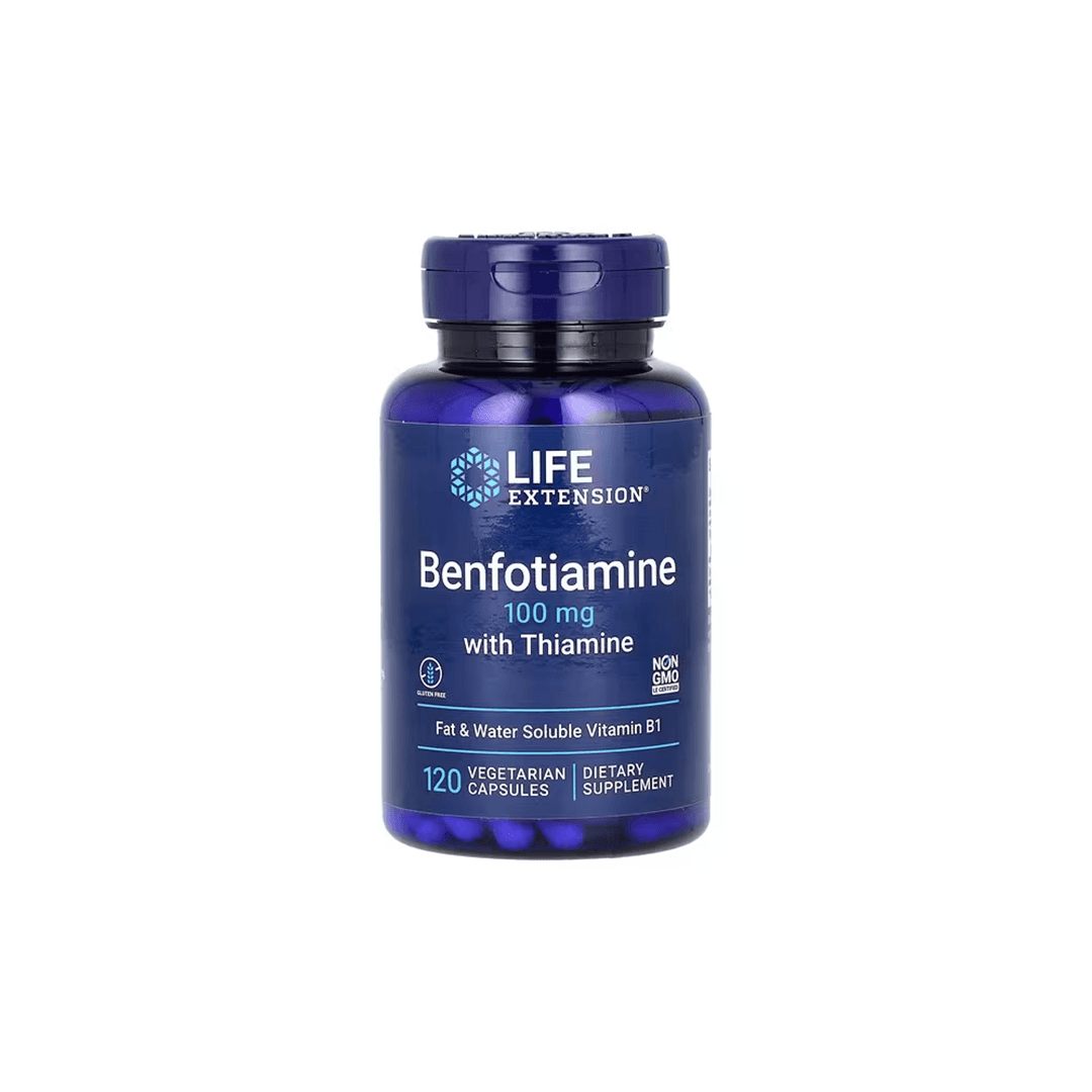Benfotiamine 100 mg with Thiamine 120 Vegetarian Capsules