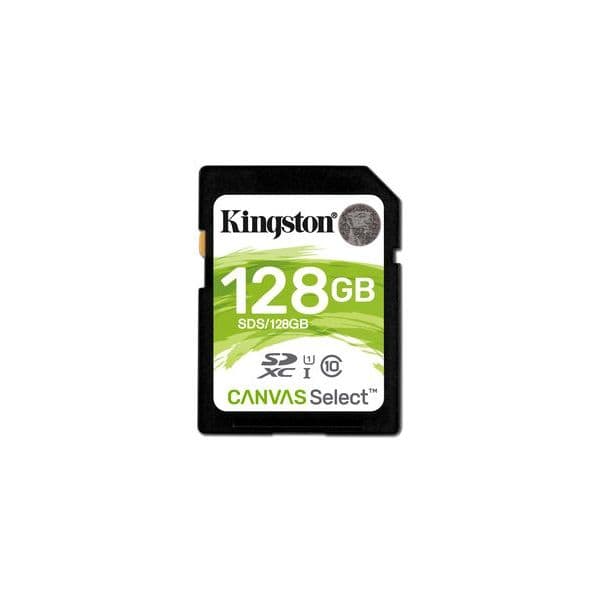 Kingston 128GB SDXC UHS-I U1 Class 10 Canvas Select - SDS/128GB