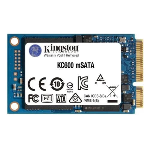 SSD Kingston 256GB TLC 3D Msata - SKC600MS/256G