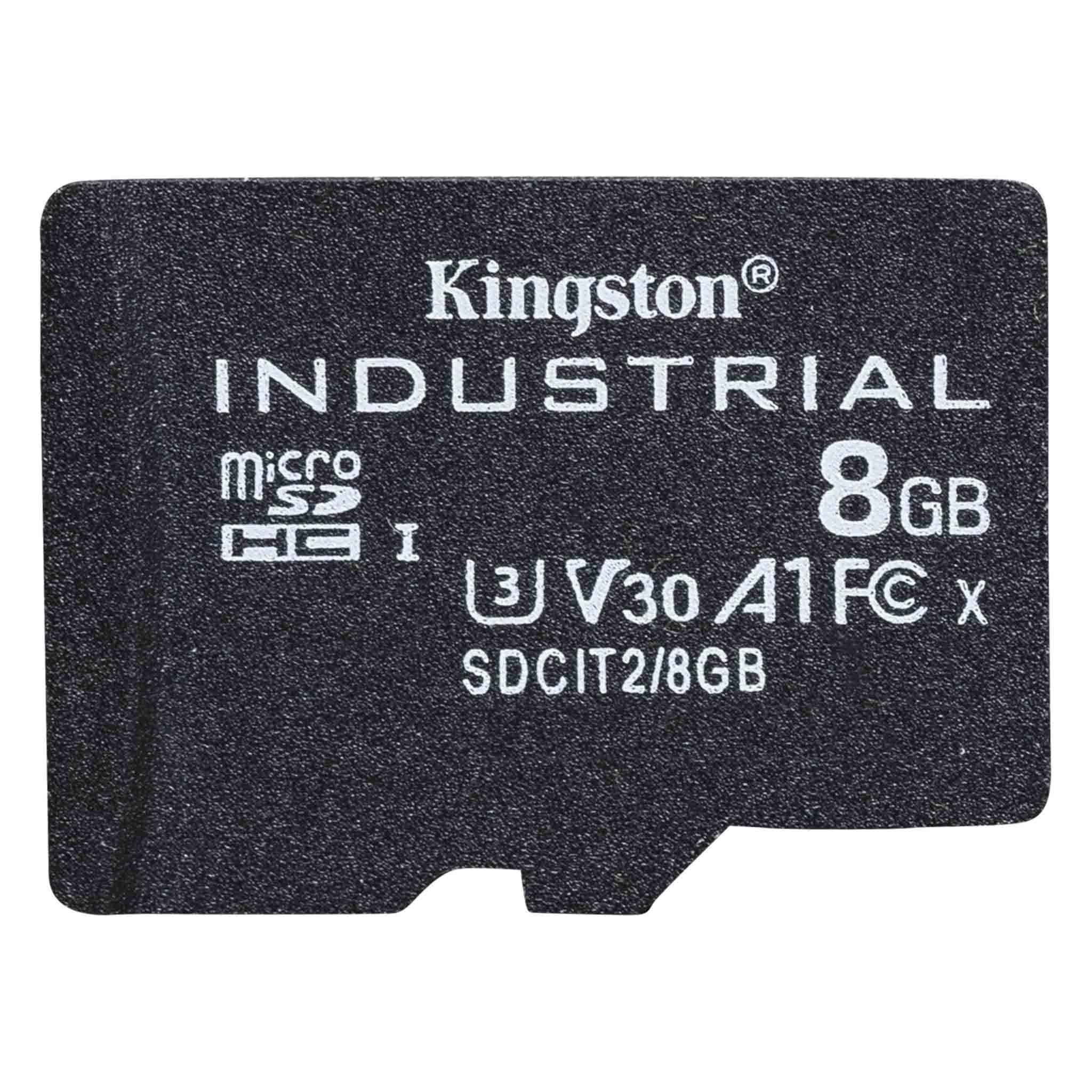 Micro SDHC 8GB Industrial C10 A1 pSLC Card Single Pack w/o Adapter