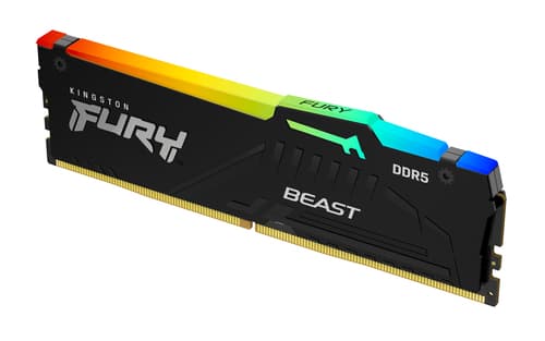 Memória RAM Kingston Fury Beast 16GB DDR5 (1x16GB) 5600MHZ - KF556C40BBA-16