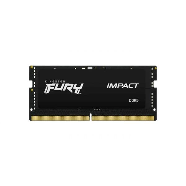 Memória RAM Kingston SODIMM DDR5 16GB CL38 6400Mhz 1Rx8 1.35V Fury Impact - KF564S38IB-16