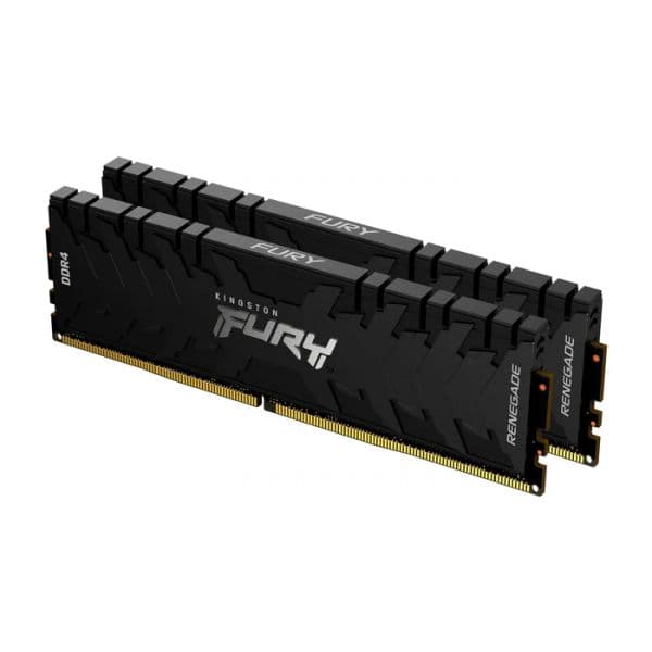 Memória RAM Kingston 2x 8GB (16GB) DDR4 CL16 3600Mhz 1Rx8 Fury Renegade Preta - KF436C16RB2K2/16