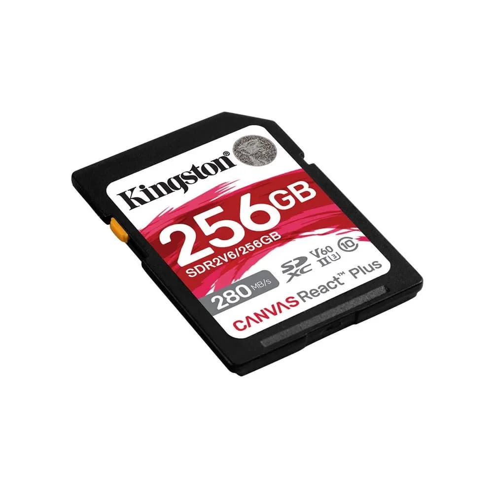 Kingston Technology Canvas React Plus 256GB SDXC UHS-II Classe 10 - SDR2V6/256GB